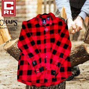 Chaps thick fleece flannel